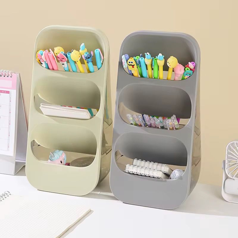 Organisateur de maquillage  à 3 compartiments – Design gain de place