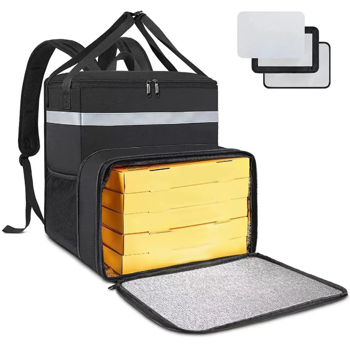 Sac de Livraison Isotherme avec Poche Extensible – Grande Capacité 41x35x26 cm