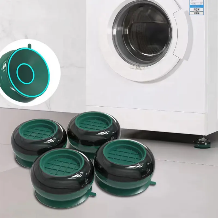 Pieds Antivibrations avec Ventouse pour Machine à Laver – Lot de 4 Supports Ultra-Stables