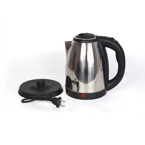 Bouilloire Electrique - 2 Litres - Manche Noir - Inox