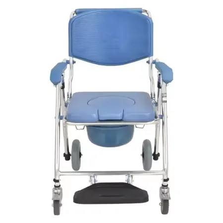 Chaise de transfert multifonctionnelle pliable avec pot intégré – Confort & mobilité
