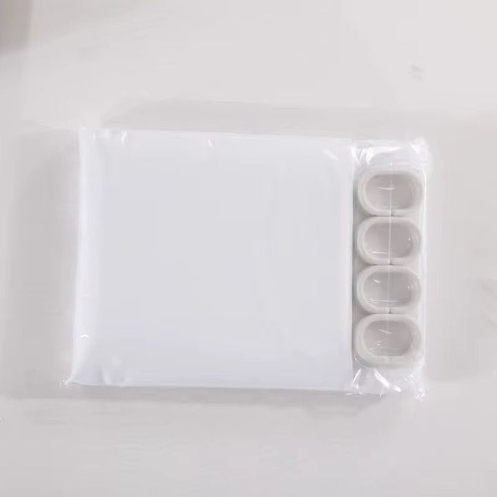 Rideau de douche imperméable blanc – Anti-moisissure & facile à installer