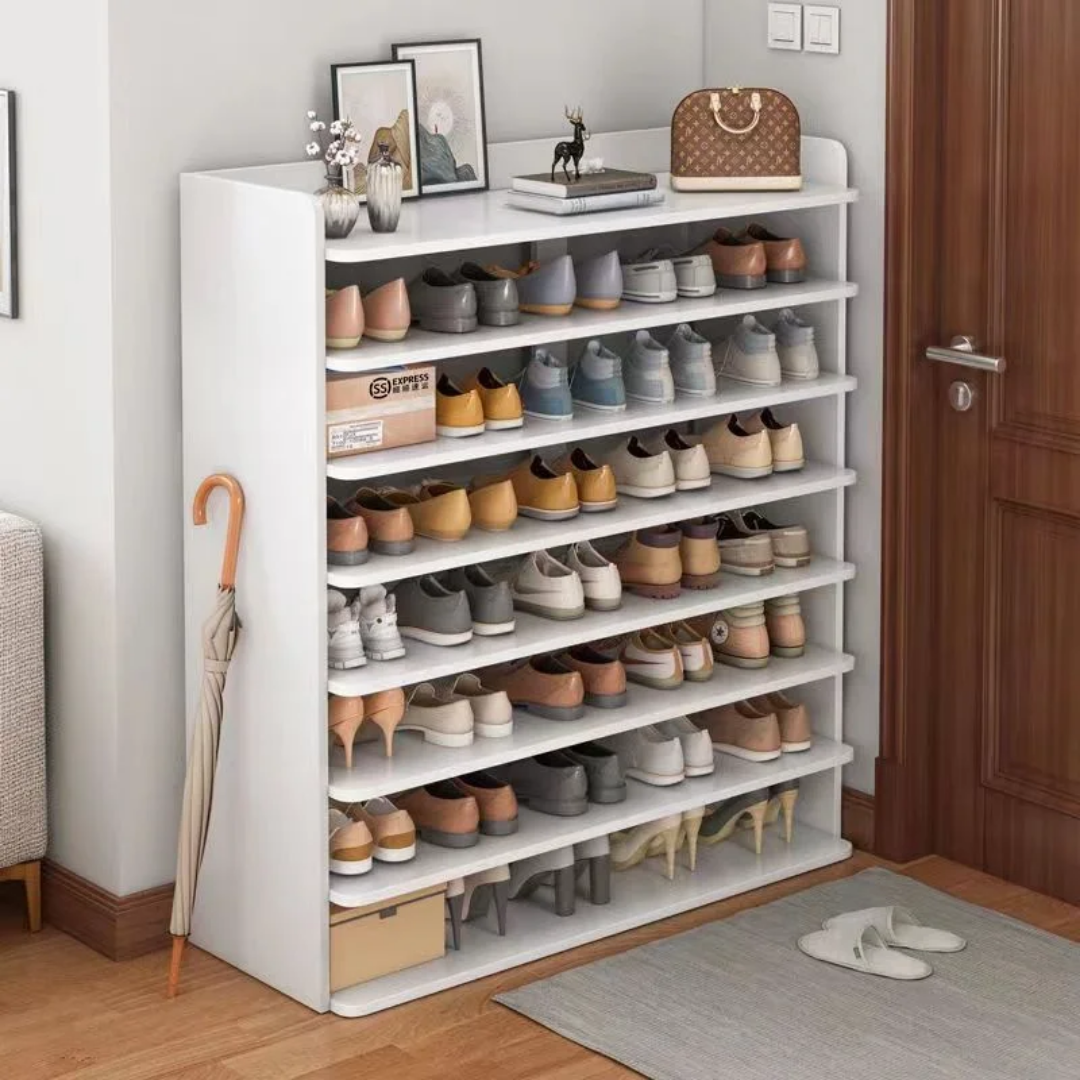 Meuble Range-Chaussures en Bois – 7 Niveaux, 1 mètre – Design Élégant et Fonctionnel
