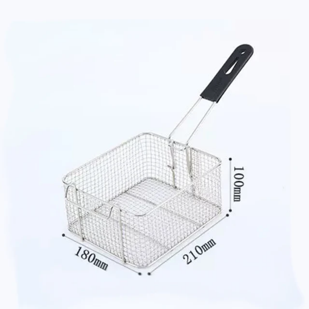 Panier de Friteuse Professionnel en Acier Inoxydable – Parfait pour Poulet Frit et Frites