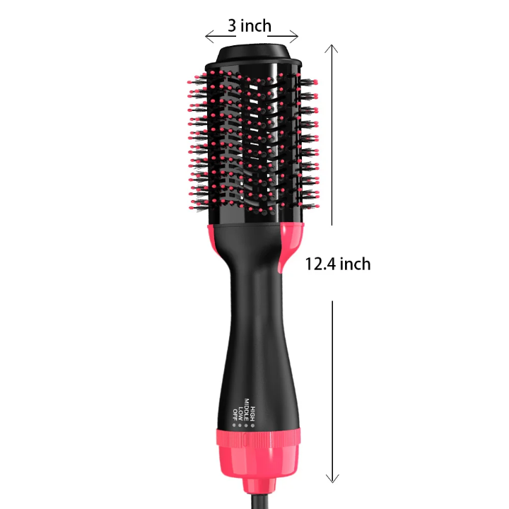 Brosse Sèche-Cheveux 2-en-1 – Séchage & Coiffage en Un Seul Geste