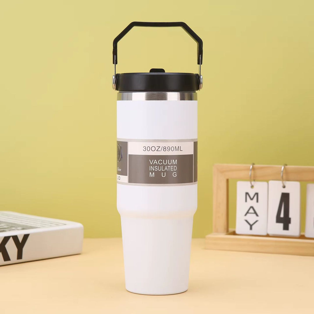 Mug isotherme 30oz (900ML) avec poignée – Gobelet thermique 17h froid / 1h chaud