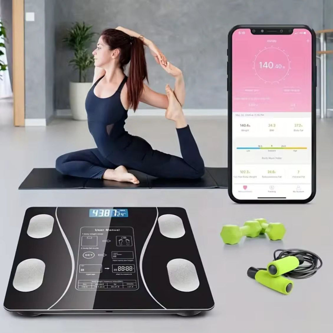 Pèse-personne connecté Bluetooth – Balance intelligente avec application mobile
