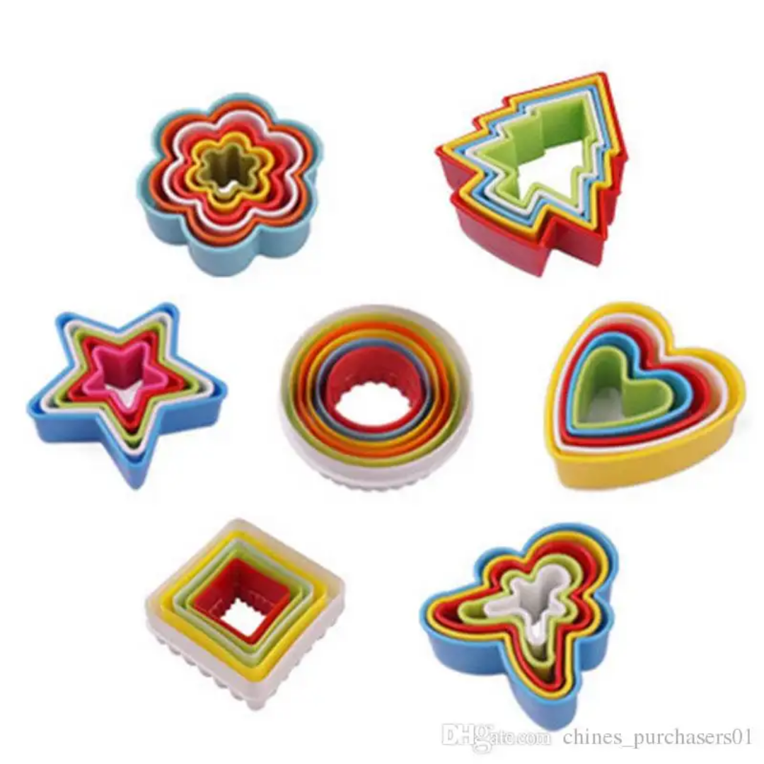 Lotde 6 piece  d’Emporte-Pièces Colorés – Formes Variées pour Biscuits, Pâtisseries et DIY - La boutique secrète