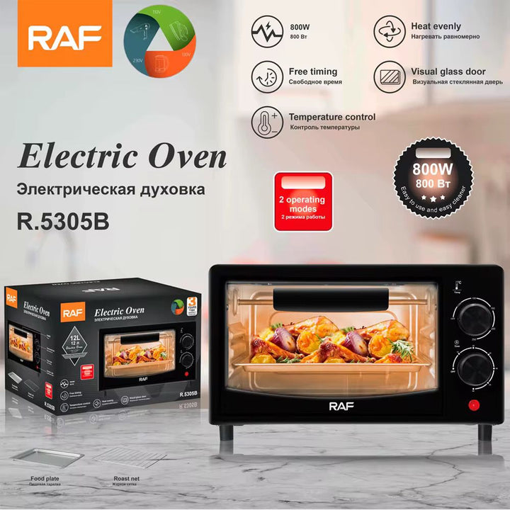 Four électrique multifonction RAF – Mini Four Compact avec Grill & Plateau 7 litre