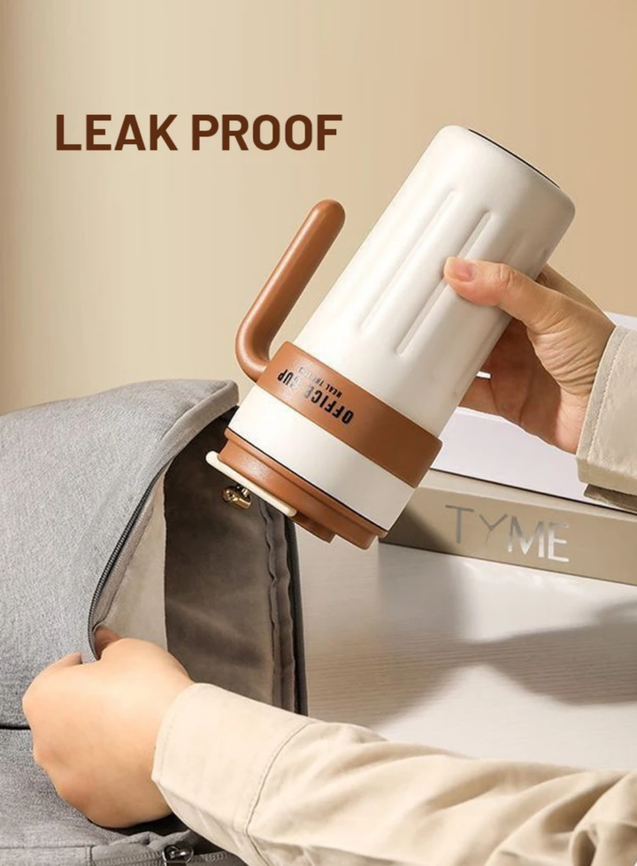 Mug Thermique Isotherme 650ml avec Poignée – Coffee Cup Élégante