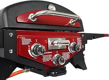 Barbecue Gaz Portable Smoke Hollow – 3 Brûleurs, Compact et Puissant, Parfait pour le Camping et les Petits Espaces