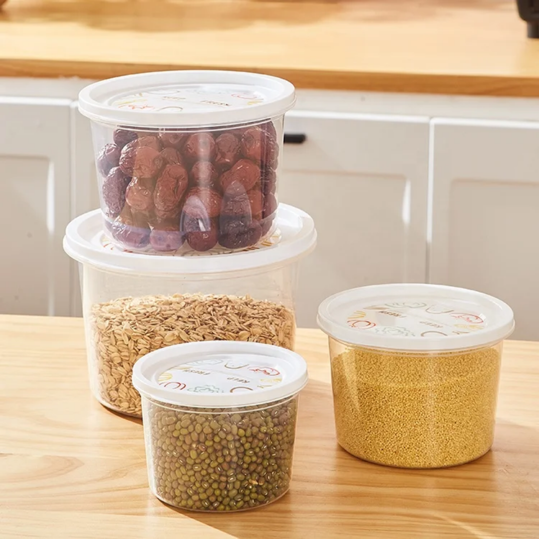 Lot de 10 Boîtes de Rangement Alimentaires Hermétiques – Contenants de Conservation Transparentes pour Cuisine