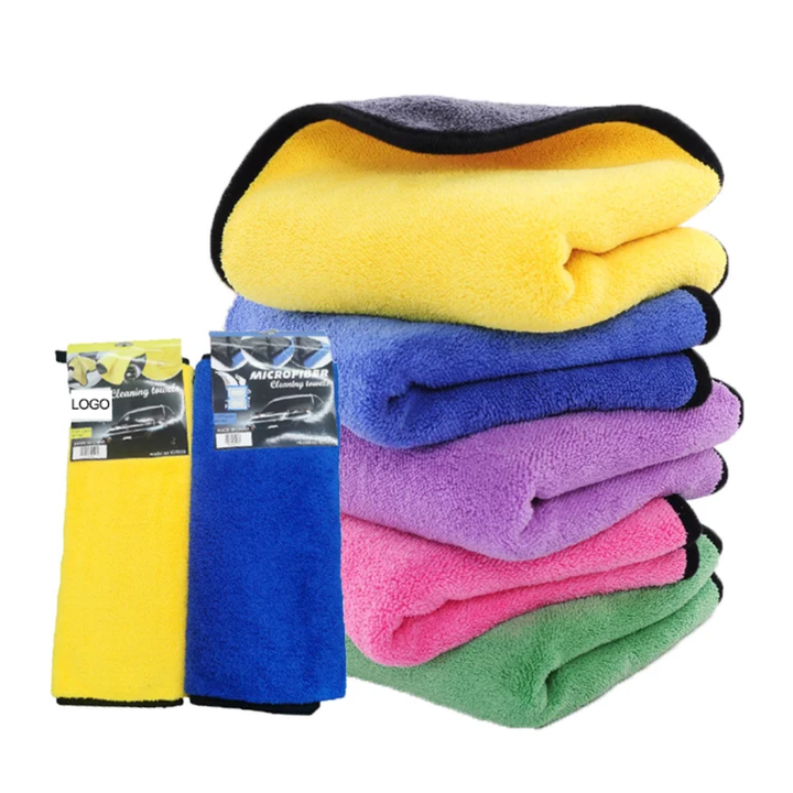 Chiffon Microfibre Ultra-Absorbant Double Face – Nettoyage Sans Trace paquet de 2 pièces
