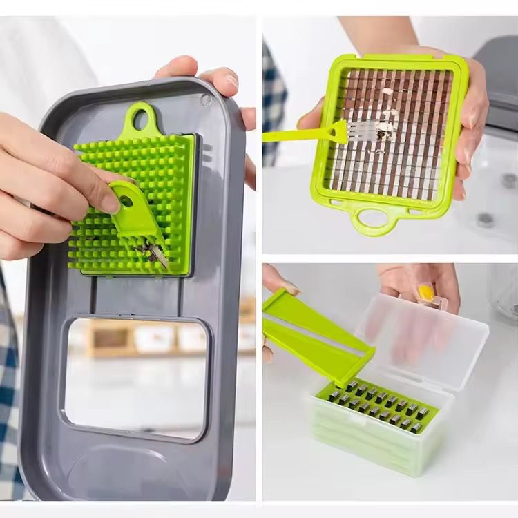 Coupe-Légumes Multifonction 22 en 1 avec Bac Collecteur – L’Assistant Cuisine Complet