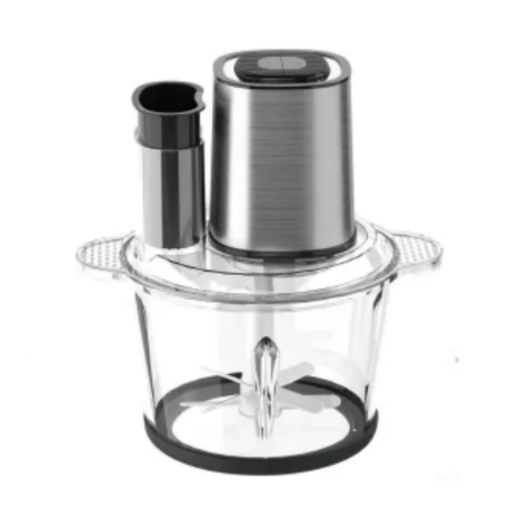 Robot Hachoir Multifonction 3L en Verre – Mixeur Électrique Puissant pour Viande, Légumes & Fruits
