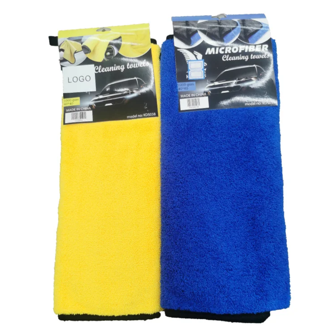 Chiffon Microfibre Ultra-Absorbant Double Face – Nettoyage Sans Trace paquet de 2 pièces