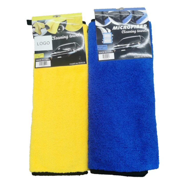Chiffon Microfibre Ultra-Absorbant Double Face – Nettoyage Sans Trace paquet de 2 pièces