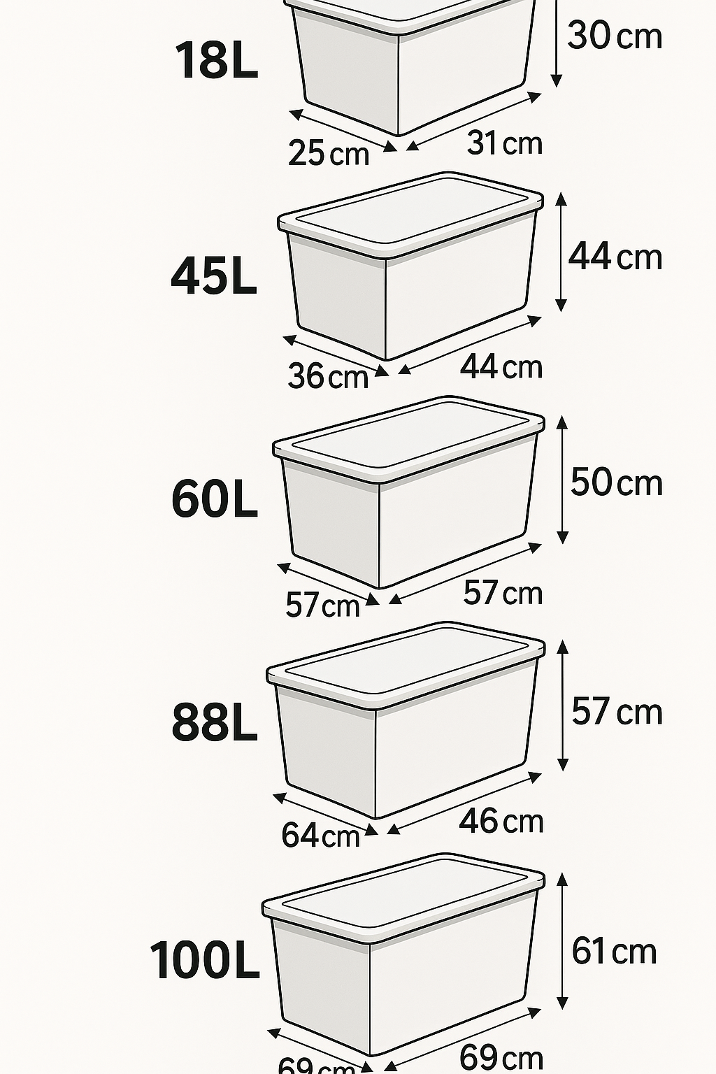 Boîte de Rangement Pliable avec Couvercle – Organiseur Maison & Chambre