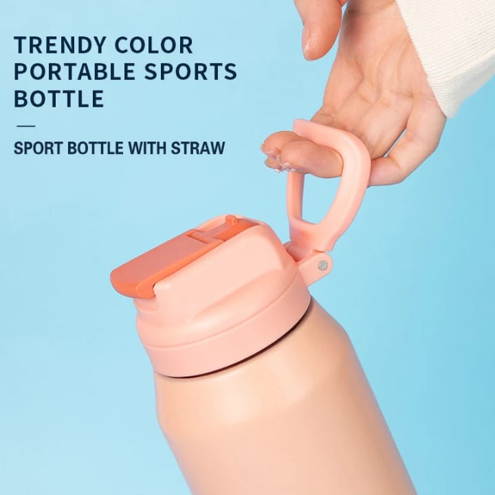 Bouteille Isotherme Design – 800 ml Étanche & Anti-Fuite (Plusieurs Couleurs)