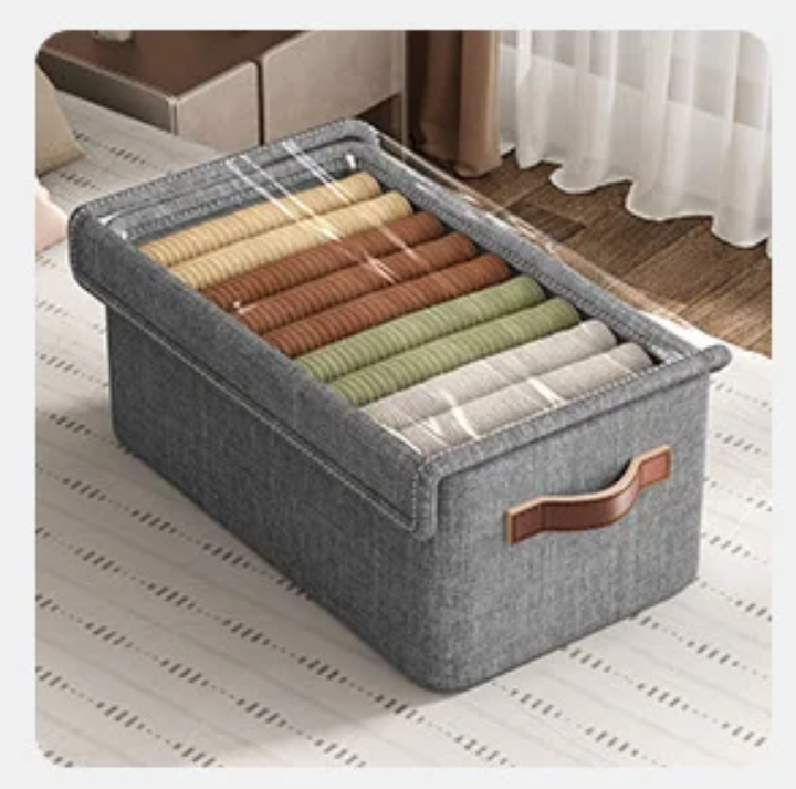 Boîte de Rangement Premium avec Couvercle Transparent