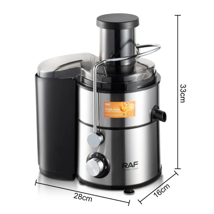 Extracteur de Jus RAF 800W 4-en-1 – Centrifugeuse Électrique Fruits &amp; Légumes | Cuisine Sénégal