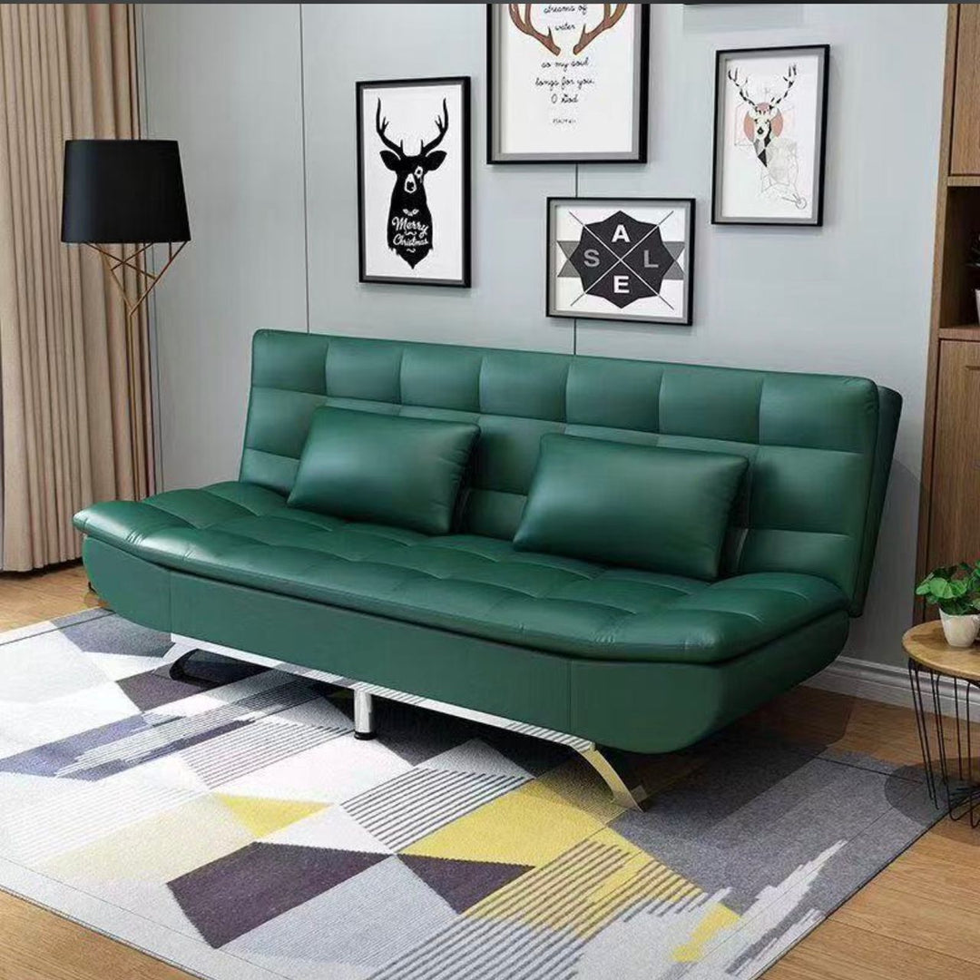 Canapé-Lit Convertible en Cuir PU – Sofa 3 Places Multifonction 180×120 cm | Livraison Dakar