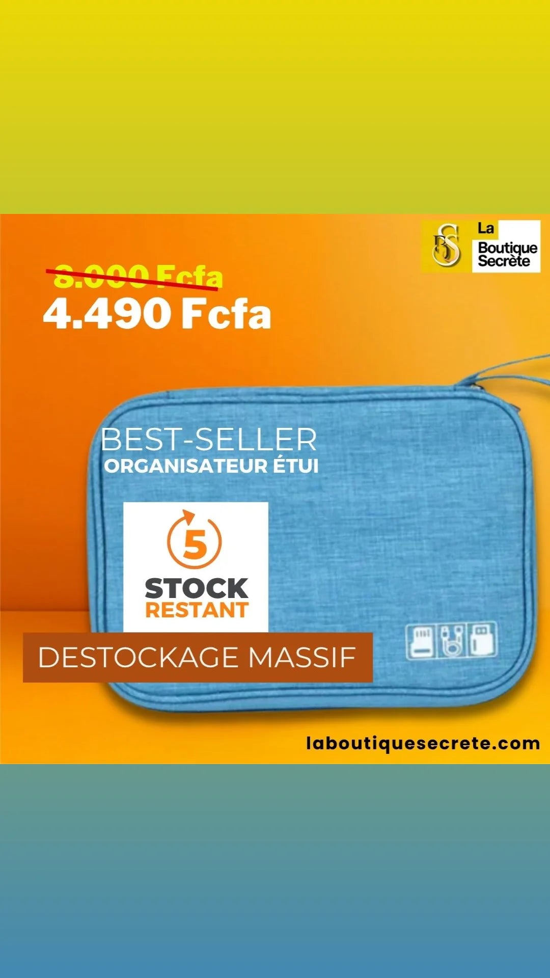 Organisateur Portable pour Accessoires Électroniques - Étui Multifonction