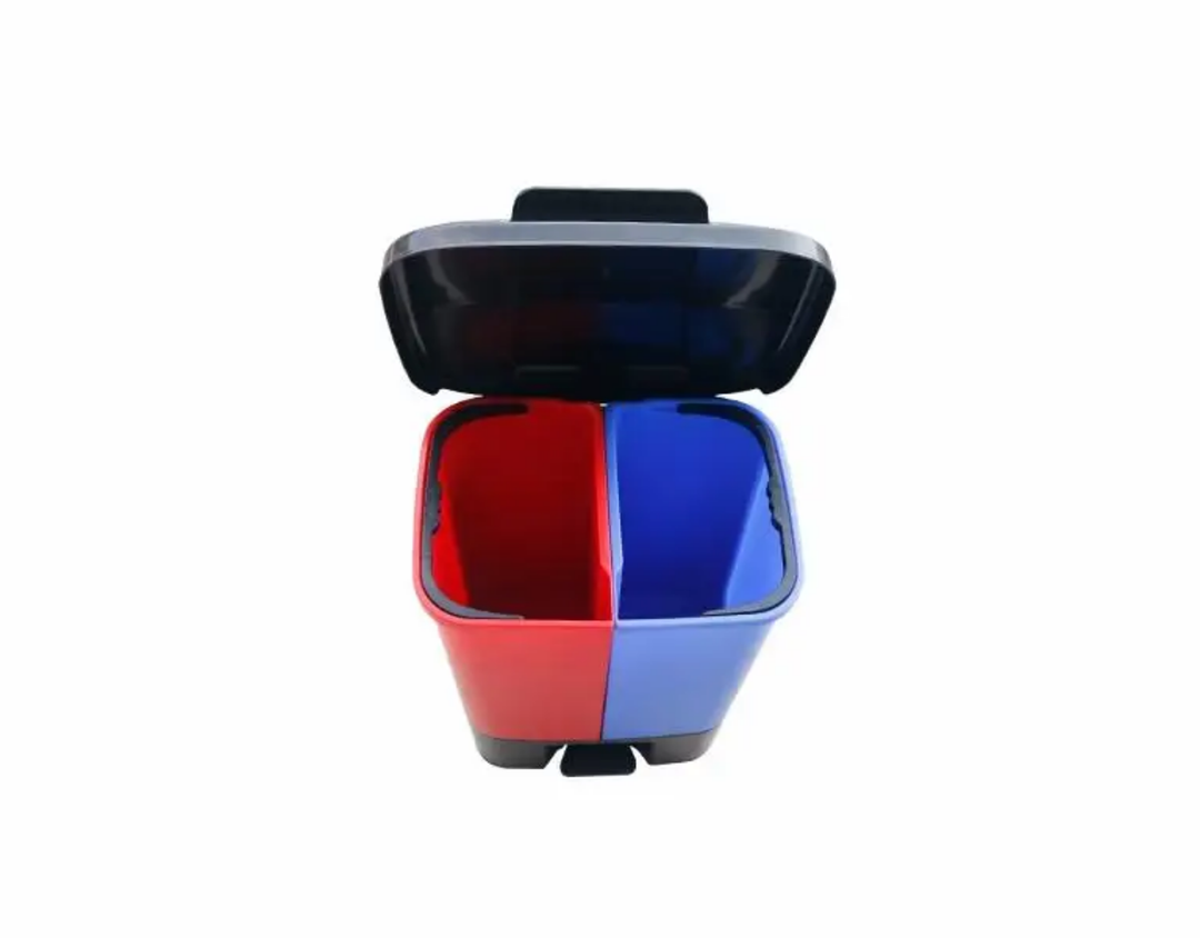 Poubelle Double Compartiment  avec Pédale – Tri Sélectif Design et Hygiénique