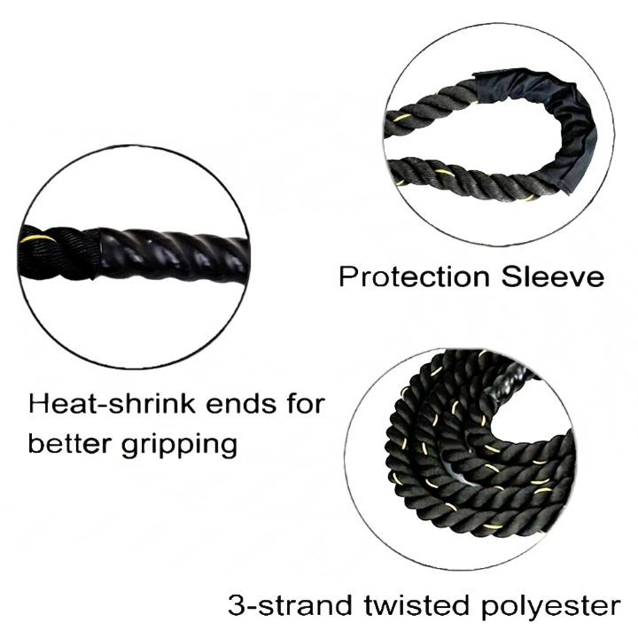 Corde d’Entraînement Polyvalente – Renforcement & Cardio à la Maison ou en Salle