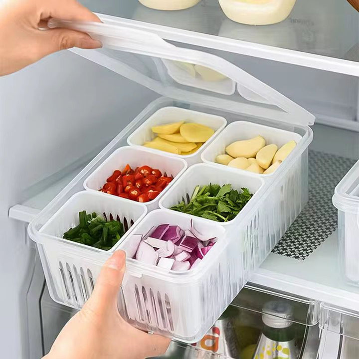 Boîte de Rangement Alimentaire Multi-Compartiments Empilable – Fraîcheur & Organisation Garantie