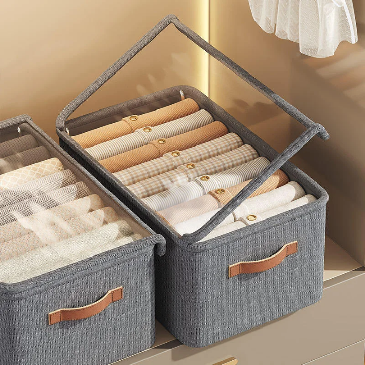 Boîte de Rangement Premium avec Couvercle Transparent