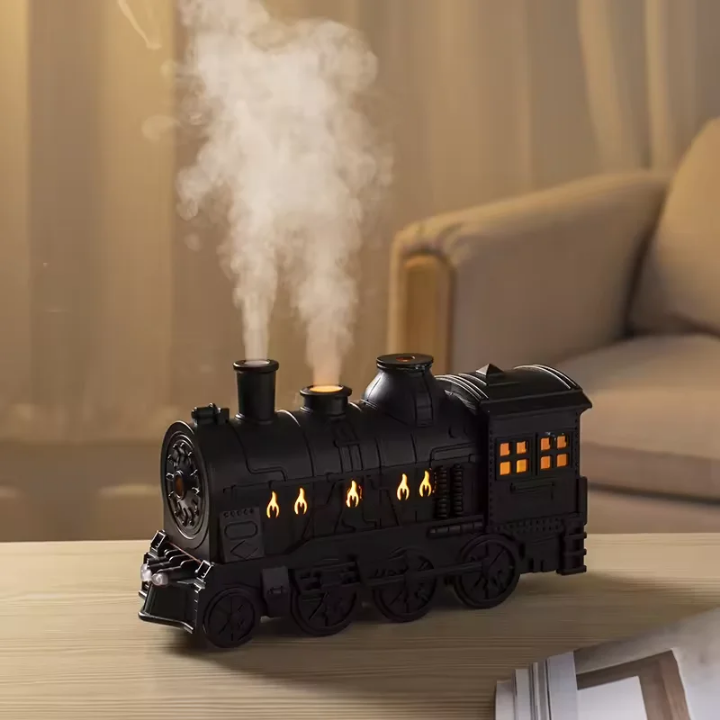 Diffuseur Aromatique Locomotive + Huile Essentielle Pomme – Ambiance &amp; Senteurs Maison