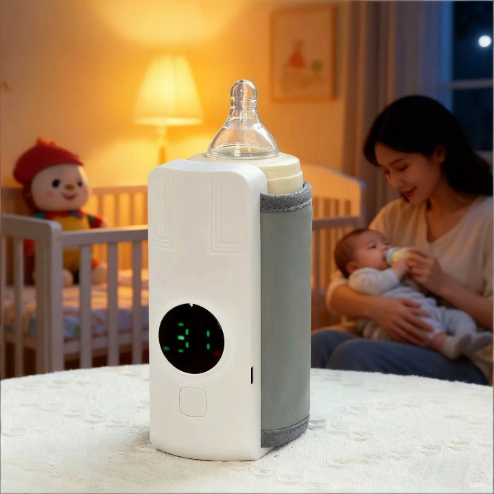 Chauffe-Biberon Portable Intelligent – Température réglable et affichage digital
