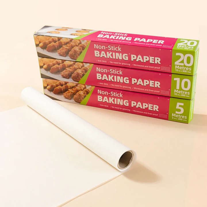 Papier Cuisson Antiadhésif Non-Stick 5m/10m/20m - Résistant Four &amp; Micro-ondes