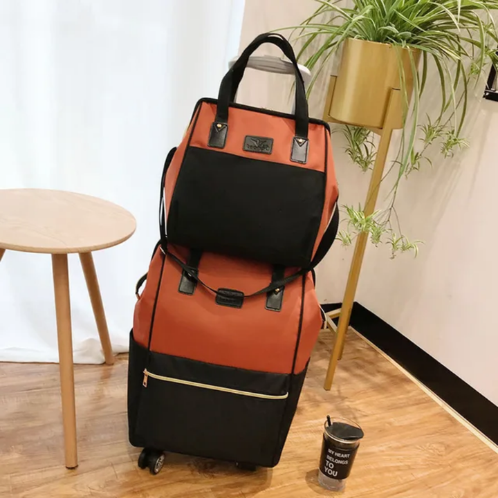Valise Trolley Multifonction avec Sac Intégré – 2 en 1 Pratique et Élégante