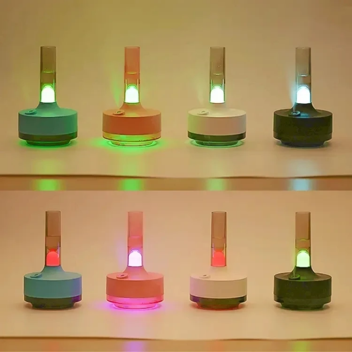 Humidificateur Vaséa™ 3-en-1 – Vase Déco + Brumisation + Lumière LED