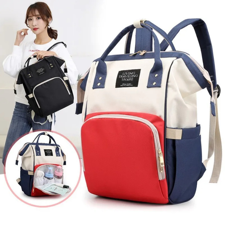 Sac à Langer Compact et Élégant – Grande Capacité avec Poches Isothermes