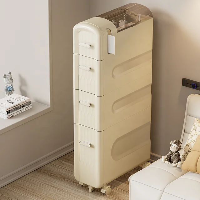 Chariot de Rangement Très Luxueux à 4 Niveaux – Design Moderne et Pratique