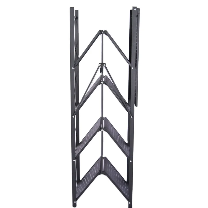 Étagère Pliable en Fer : Idéale pour Cuisine, Salon et Stands d&