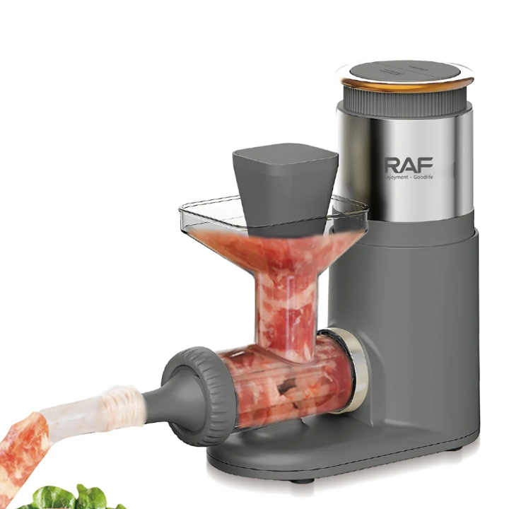 Hachoir Électrique Multifonction RAF – Bol 3L + Accessoires Saucisses