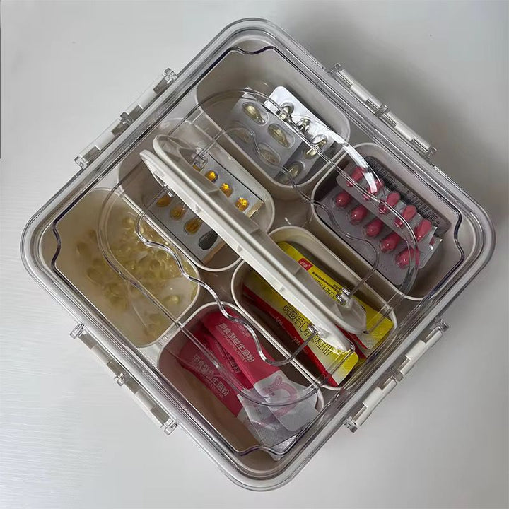 Boîte de Rangement Alimentaire à Compartiments avec Poignée – Conservation Fraîche & Design Élégant