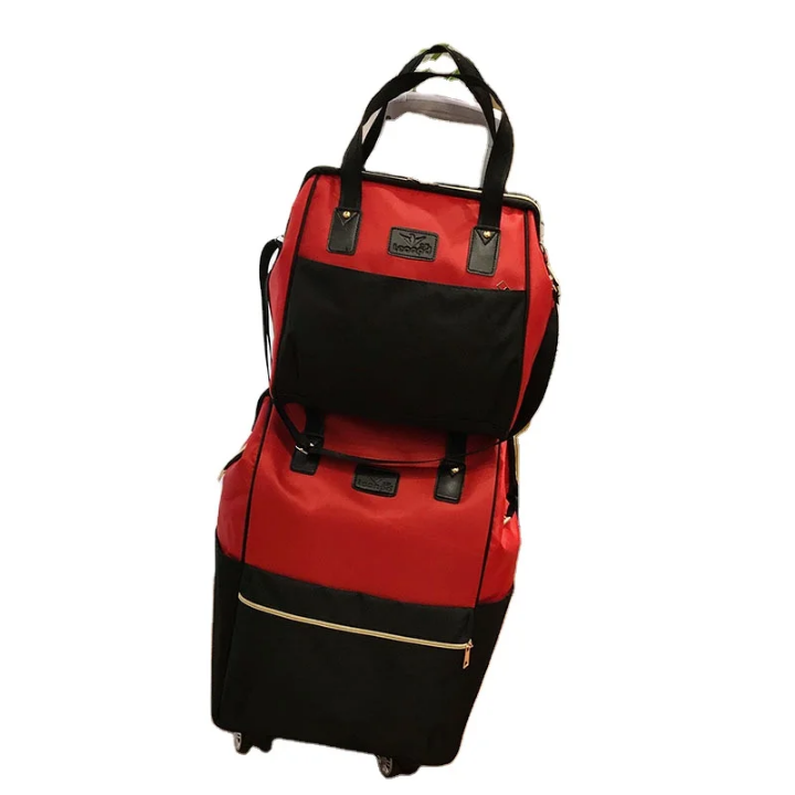 Valise Trolley Multifonction avec Sac Intégré – 2 en 1 Pratique et Élégante
