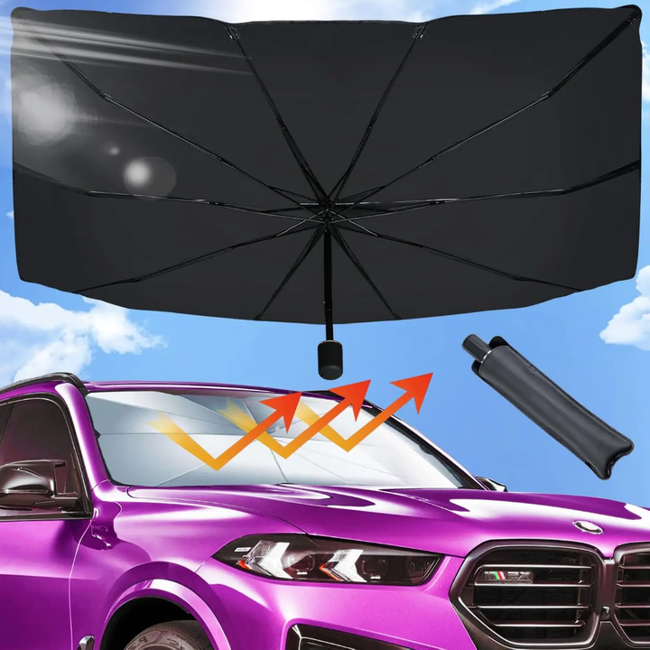 Pare-Soleil Parapluie Voiture — Protection UV Anti-Chaleur, Pliable | La Boutique Secrète