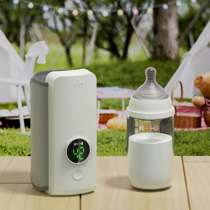 Chauffe-Biberon Portable Intelligent – Température réglable et affichage digital