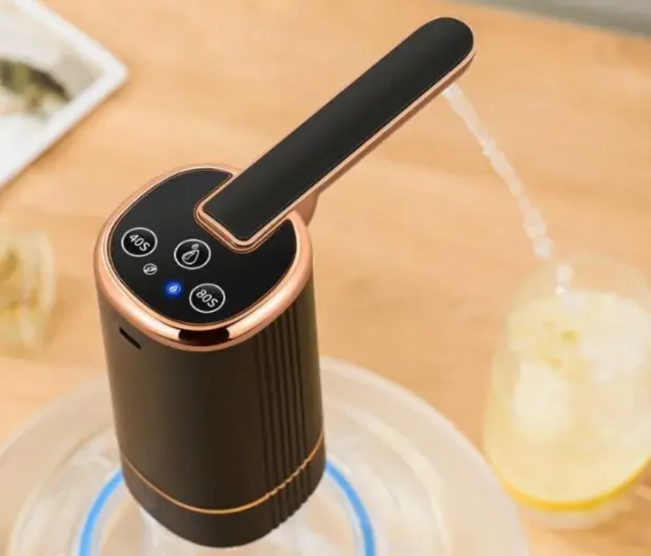Distributeur Automatique d’Eau Rechargeable USB avec LED – Pompe Électrique Universelle pour Bonbonne