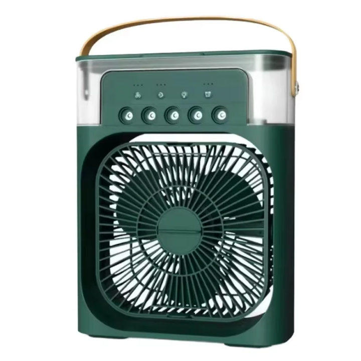 Ventilateur Rafraîchisseur d’Air Portable – Brumisateur à Eau et Glace, Silencieux & Éco-énergétique