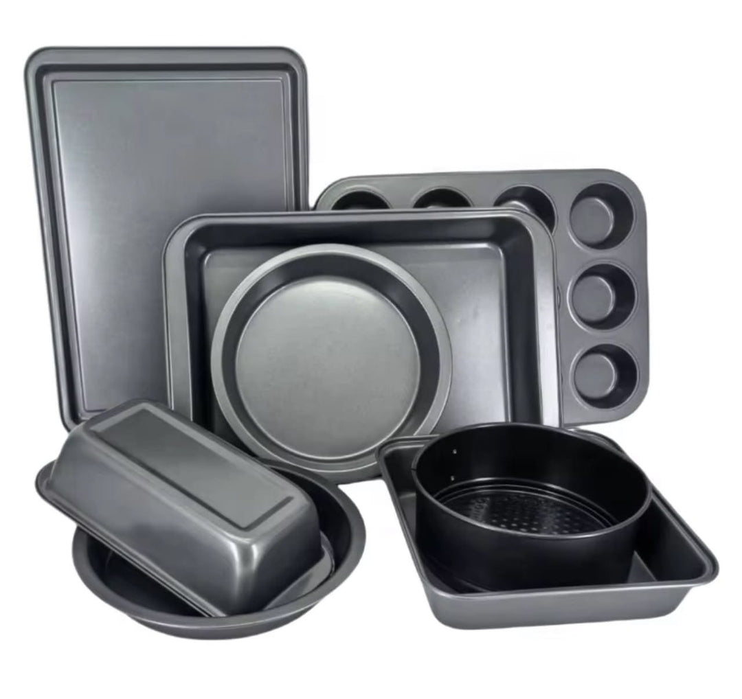 Pack pâtisserie 6 pièces : moules à gâteaux et plaques de cuisson