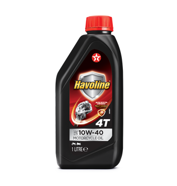 Havoline 4T Motorcycle Oil SAE 10W-40 1L - La boutique secrète