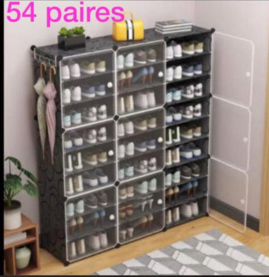 Rangement chaussures 54 paires - La boutique secrète
