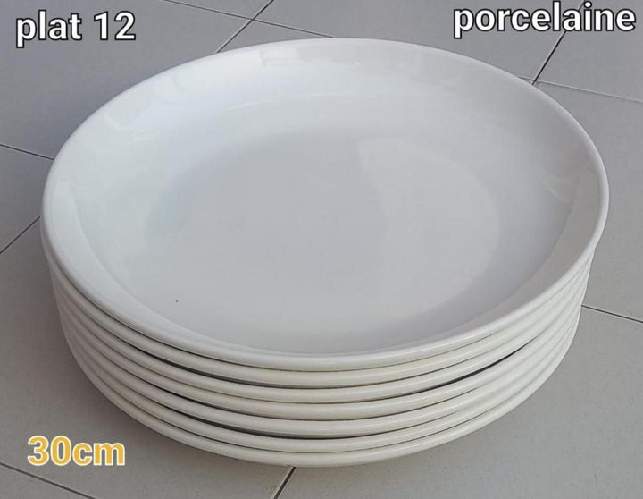 Assiete de service par 12 pieces - La boutique secrète